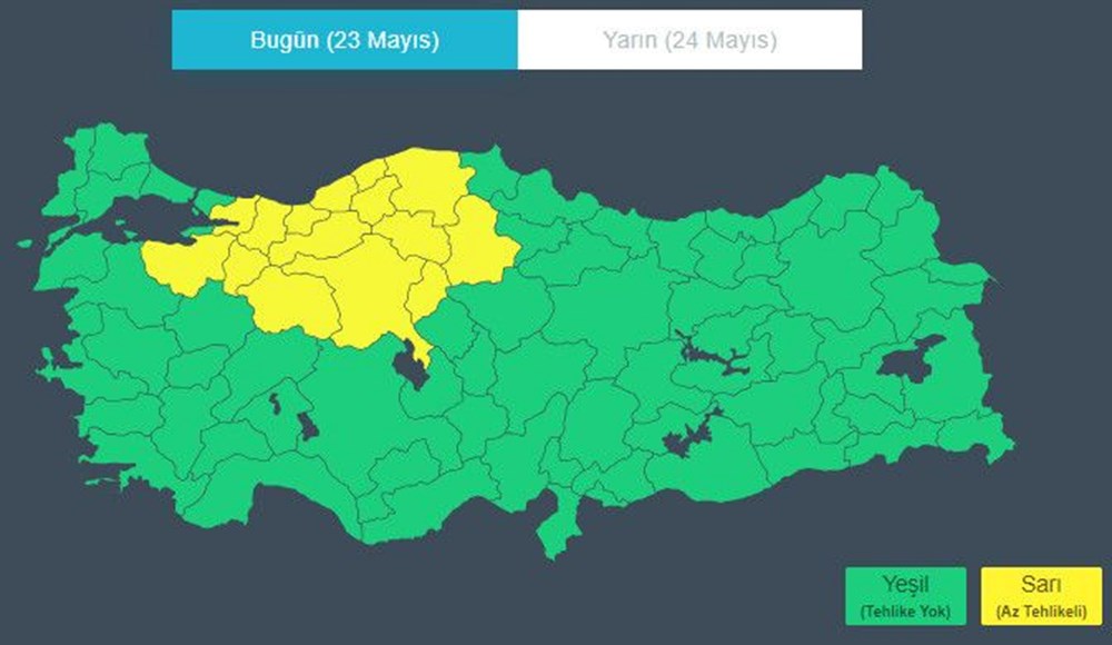 تم إصدار التحذيرات بشكل متكرر: أمطار غزيرة قادمة (الرمز الأصفر لـ 15 مقاطعة) - 3