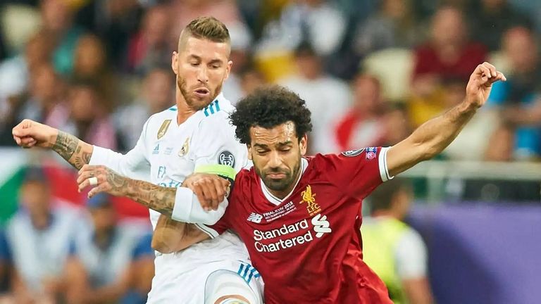 محمد صلاح أمام ريال مدريد