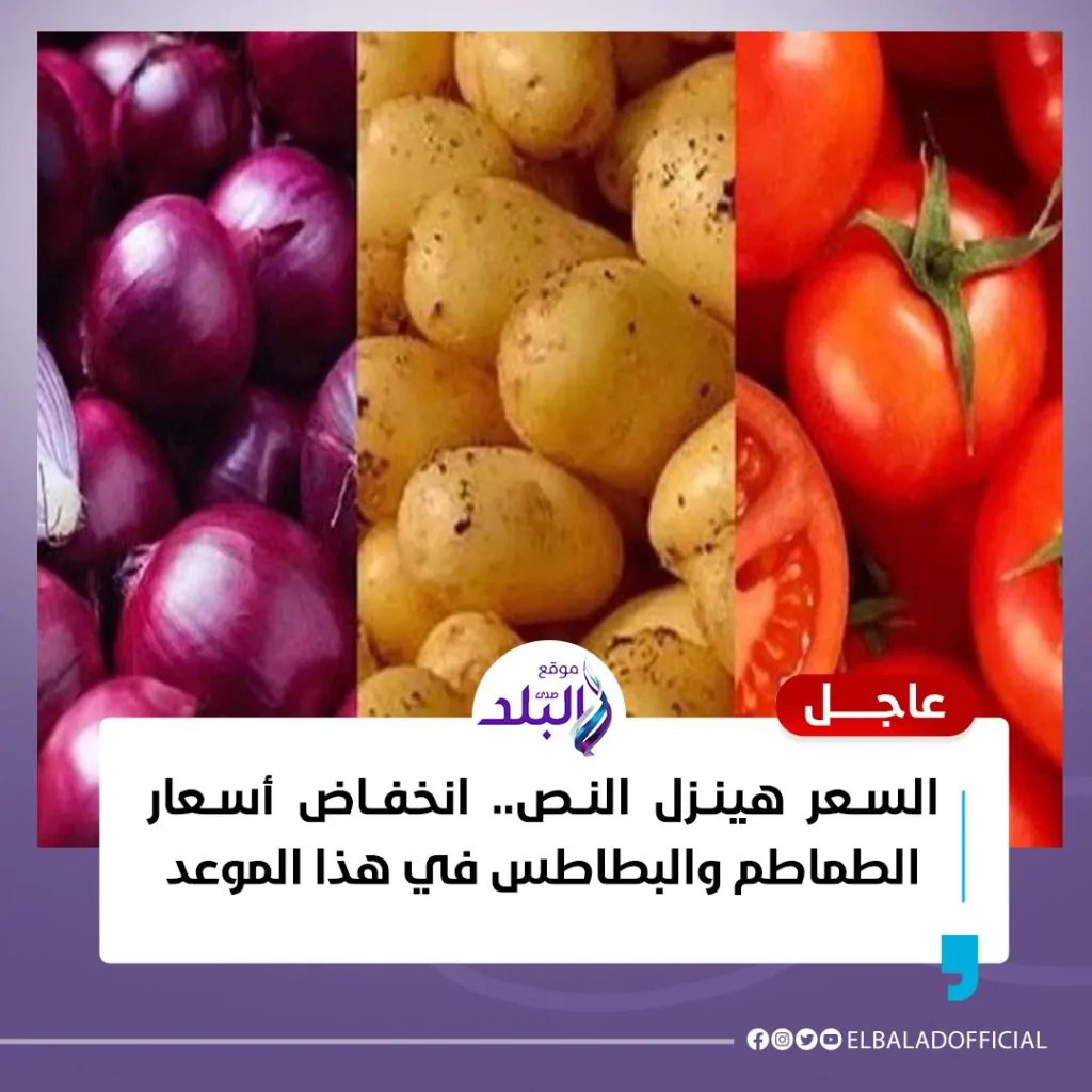 موعد انخفاض سعر الخضراوات