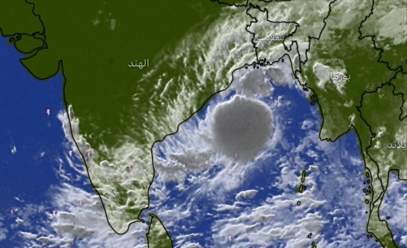 آخر تطورات العاصفة المدارية “دانا” في خليج البنغال