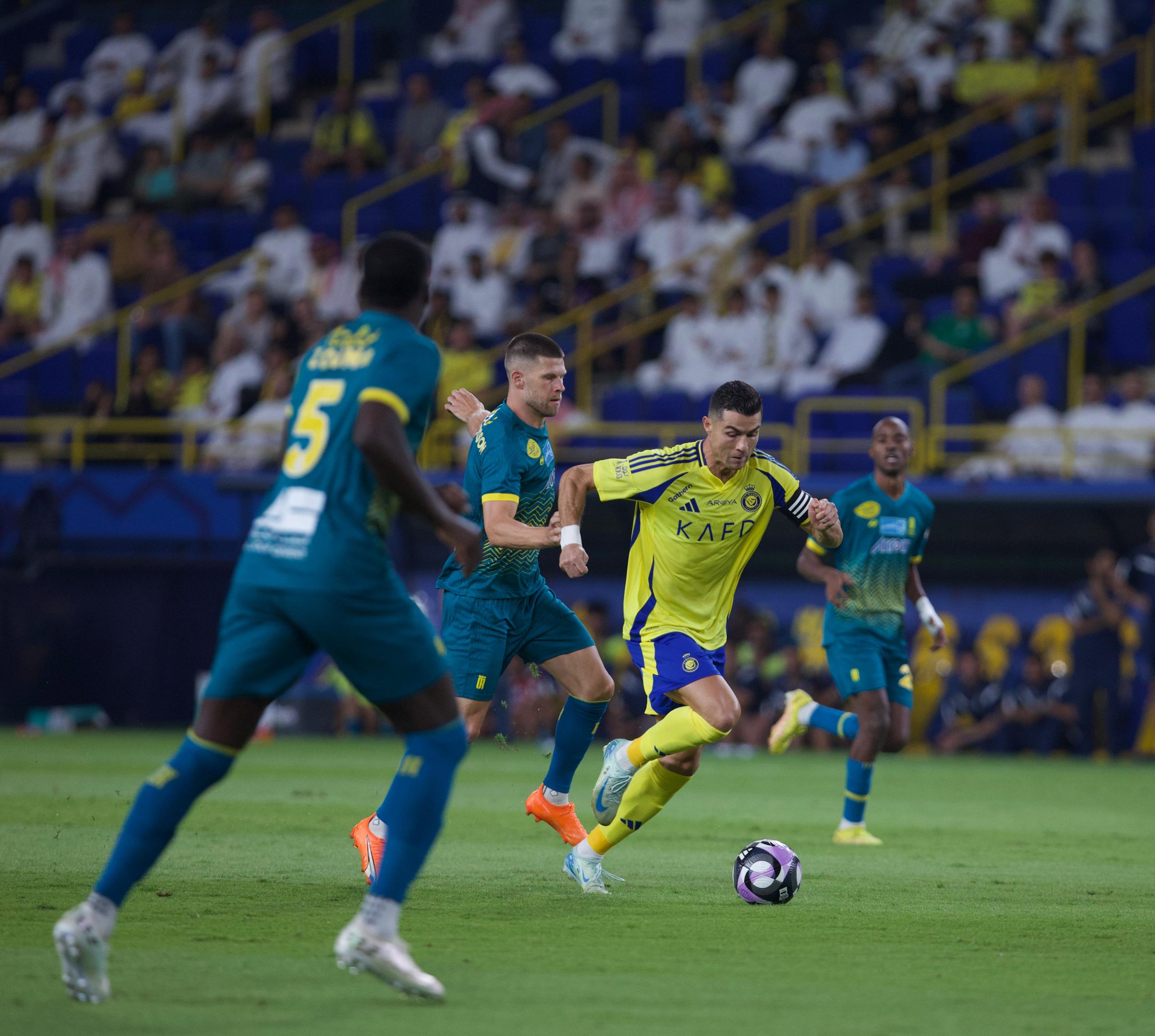 رونالدو رجل مباراة النصر والعروبة في دوري روشن