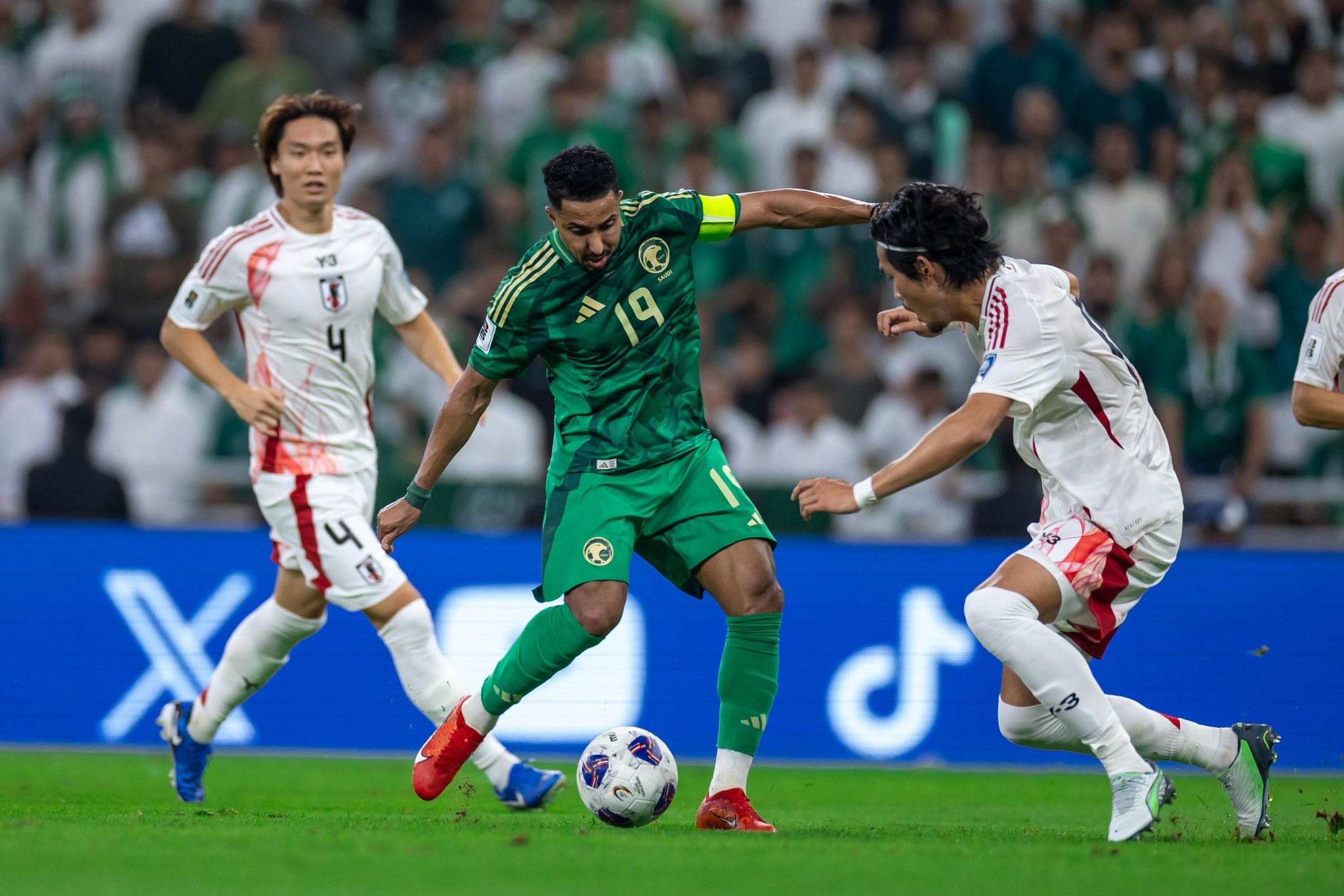 عدد الحضور الجماهيري في مباراة الأخضر واليابان بتصفيات كأس العالم 2026