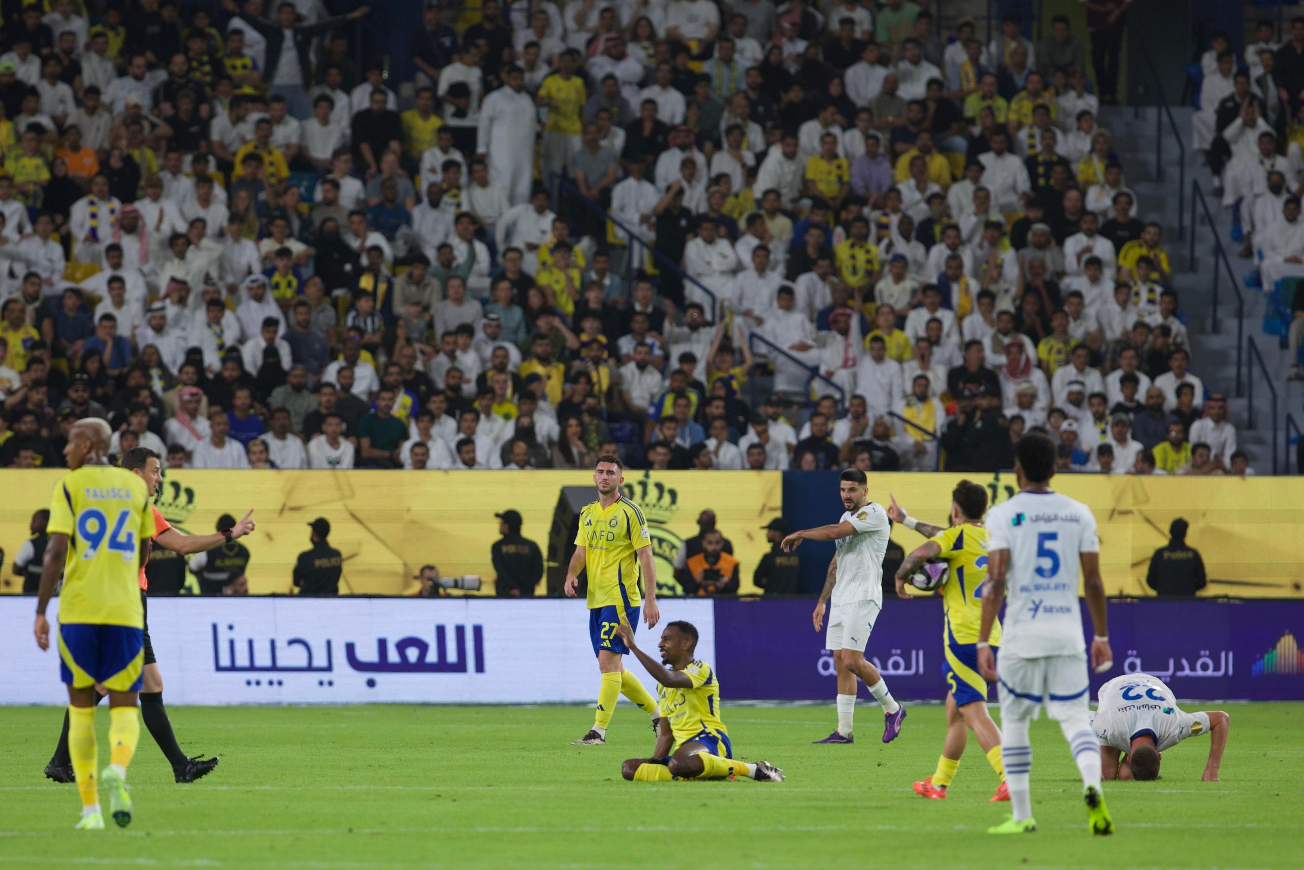 التعادل الإيجابي يحسم ديربي الرياض بين الهلال والنصر