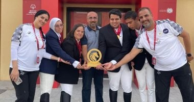 وزيرة التضامن تهنئ أبطال الأولمبياد فى مسابقة الفروسية الإقليمية