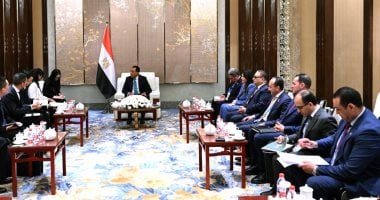 رئيس الوزراء يلتقى رئيسة شركة جيانغسو فينغهاى المحدودة لتطوير تحلية مياه البحر