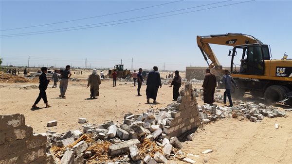 إزالة 35 حالة تعدي على الأراضي الزراعية ضمن المرحلة الثانية من الموجة الـ27