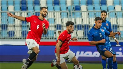 منتخب مصر يتقدم على تونس بهدف أفشة في الشوط الأول