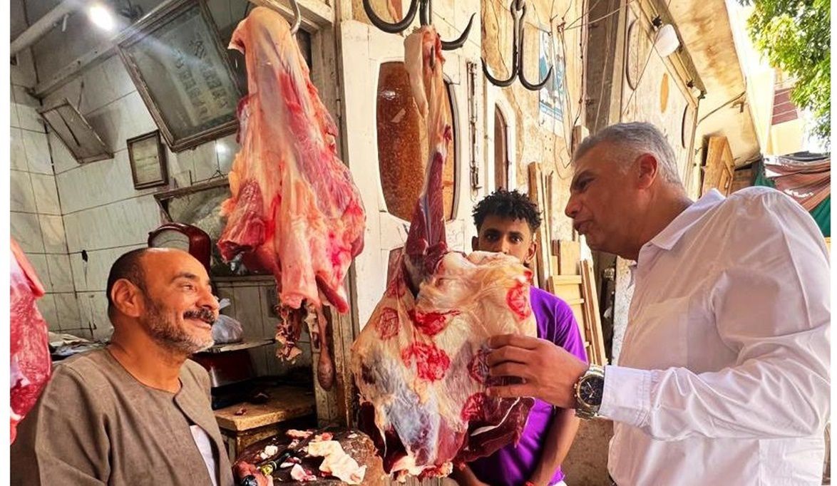 محافظ أسوان يتفقد المخابز ومحلات الجزارة ويشدد على سلامة الغذاء