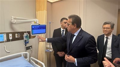 وزير الصحة يتفقد مستشفى رينجي الذكي ويبحث التعاون في التكنولوجيا الطبية