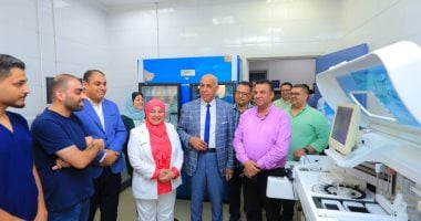 رئيس جامعة كفر الشيخ يتفقد خدمات المستشفى الجامعي