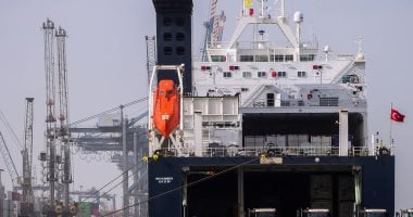 عبر خطوط “رورو”.. السفينة “OLYMPOS SEAWAYS” تغادر دمياط متجهة إلى إيطاليا
