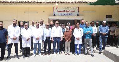 نائب وزير الصحة يتفقد مستشفيى الخارجة التخصصى و”الصدر” لتعزيز الخدمات الصحية
