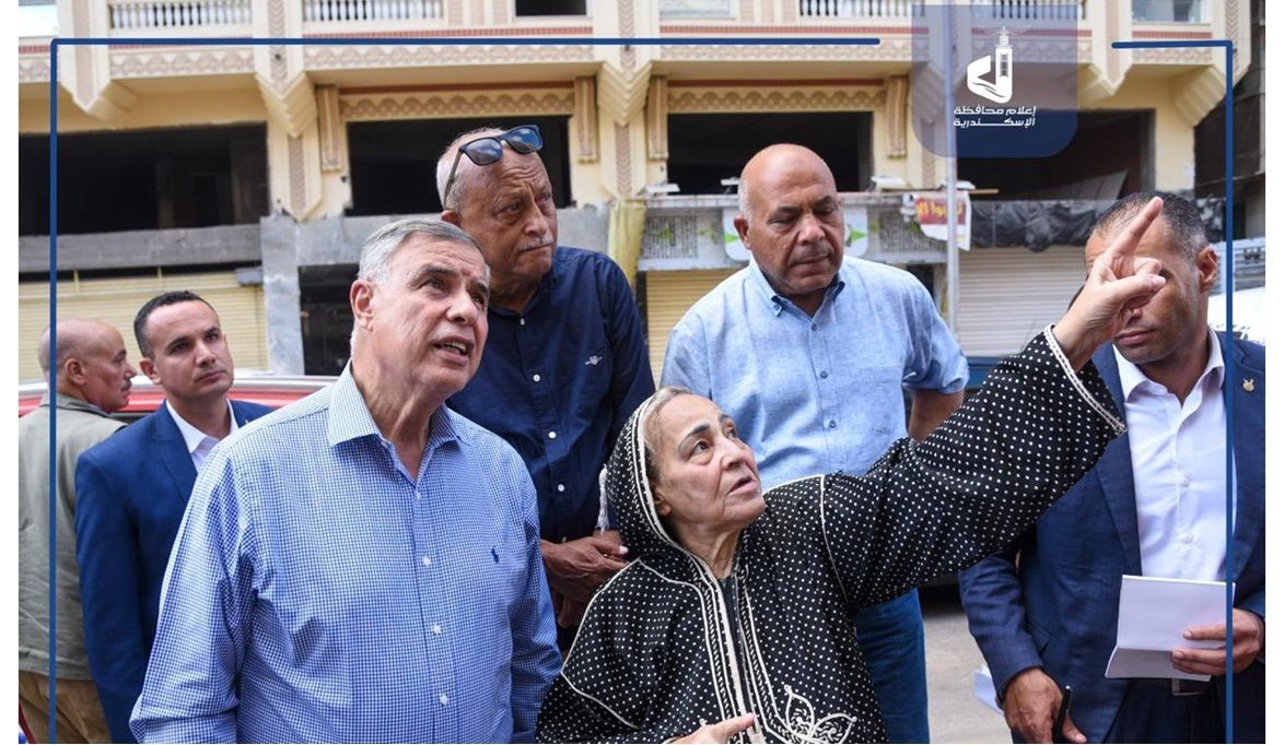 محافظ الإسكندرية يتفقد أعمال توسعة طريق الحرية لتخفيف التكدسات المرورية