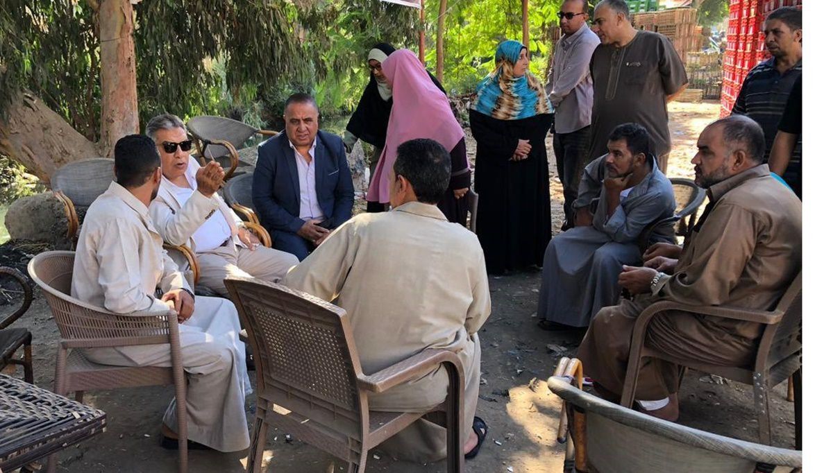محافظ الدقهلية في زيارة مفاجئة لقرى شربين ويوجه بسرعة تسكين السوق الحضاري