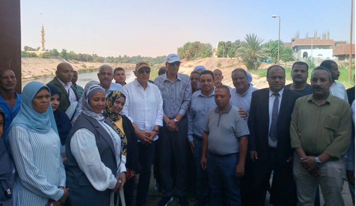 وزير الري ومحافظ أسوان يتفقدان محطة وادي النقرة لدعم صغار المزارعين على زمام 65 ألف فدان