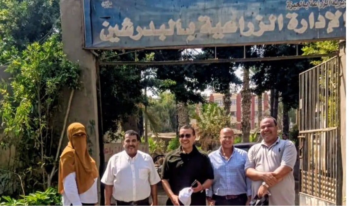 وكيل زراعة الجيزة يتفقد الإدارة الزراعية بالبدرشين لمتابعة سير العمل ودعم المزارعين