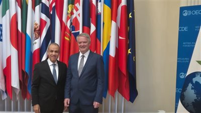 وزير الخارجية يلتقي مع سكرتير عام منظمة التعاون الاقتصادي والتنمية OECD|صور