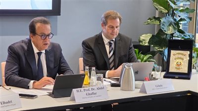 وزير الصحة يعقد اجتماعًا مع ممثلي التحالف الصحي الألماني لتعزيز التعاون المشترك بين الجانبين