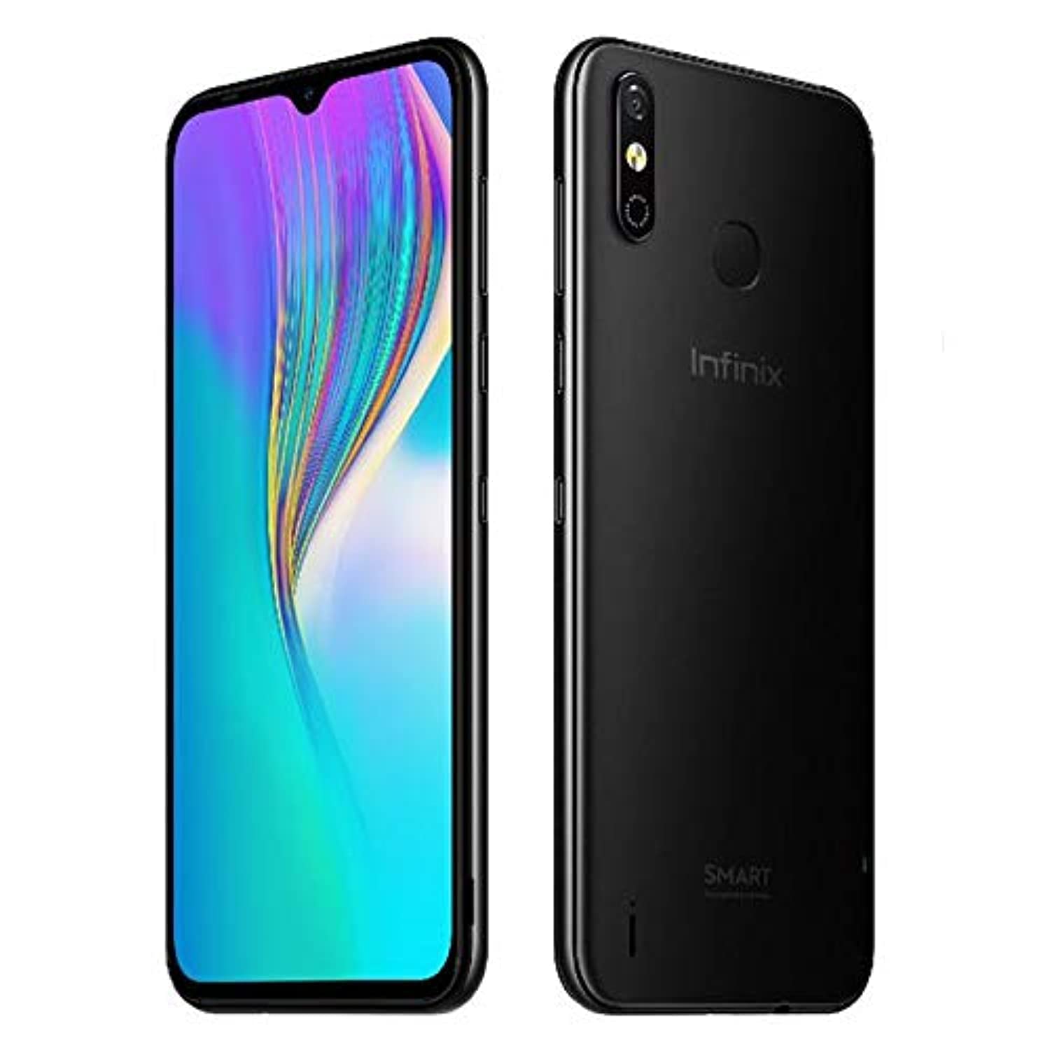 موبايل انفنيكس X653 سمارت 4، شريحتين اتصال، ذاكرة تخزين 16 جيجابايت، ذاكرة  RAM 1 جيجا، 4G LTE، 6.6 بوصة - اسود : Amazon.eg