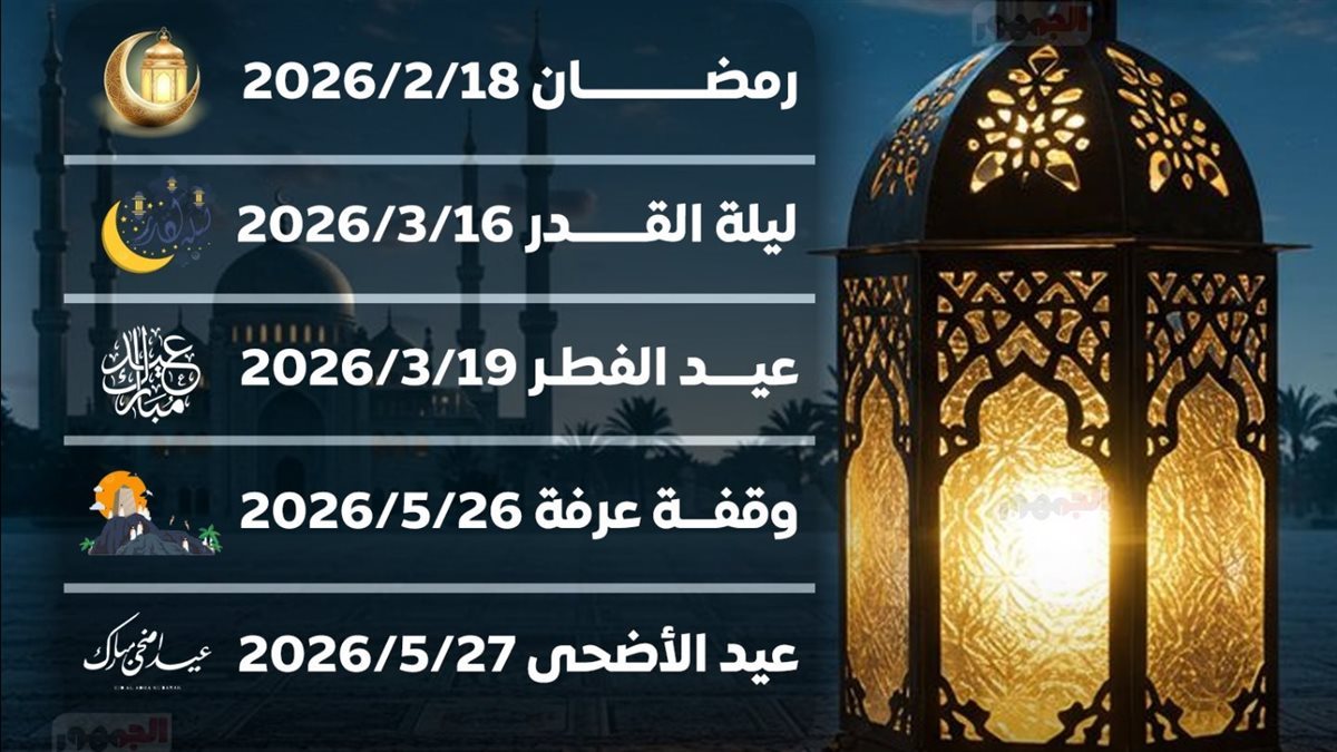 نفحات للمسلم.. اعرف موعد شهر رمضان وعيدي الفطر والأضحى