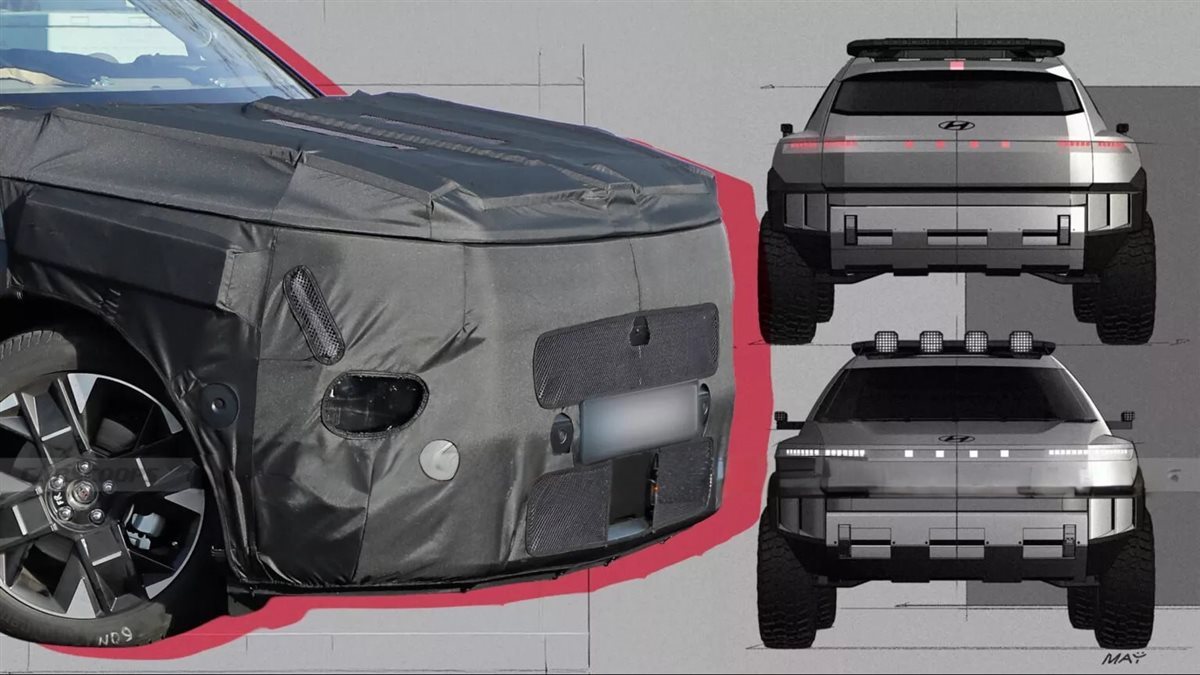 تسريب صور هيونداي توسان 2027 الجديدة أثناء تجولها بالشوارع