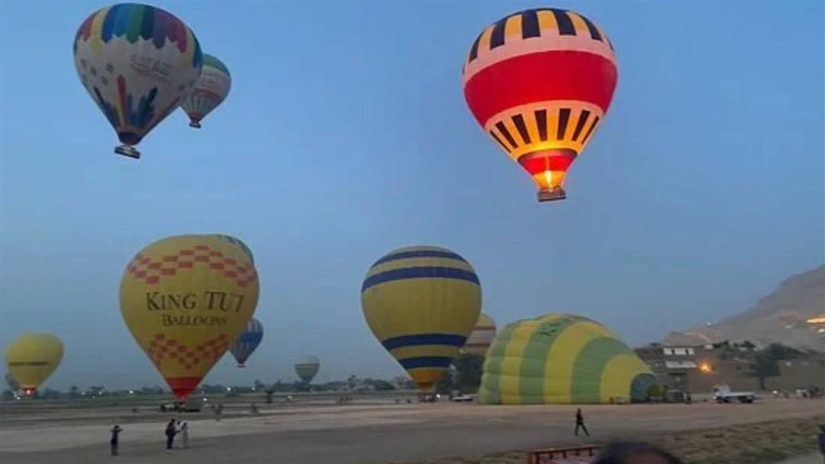 إلغاء تحليق رحلات البالون الطائر بالأقصر لليوم الثاني بسبب شدة سرعة الرياح