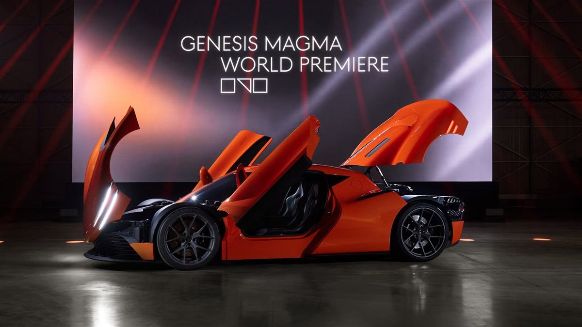 جينيسيس تكشف عن سيارة خارقة بمحرك V8 وسطي