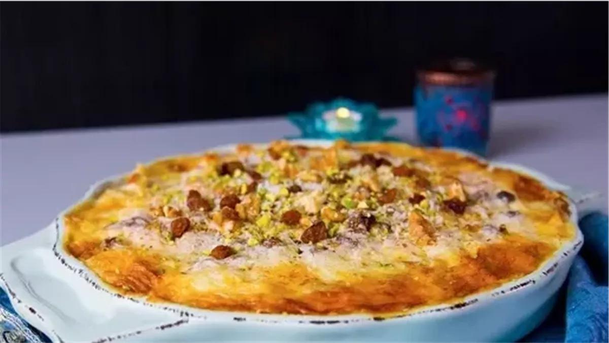 طريقة تحضير أم علي بالجلاش.. بطعم غني وقوام كريمي في دقائق