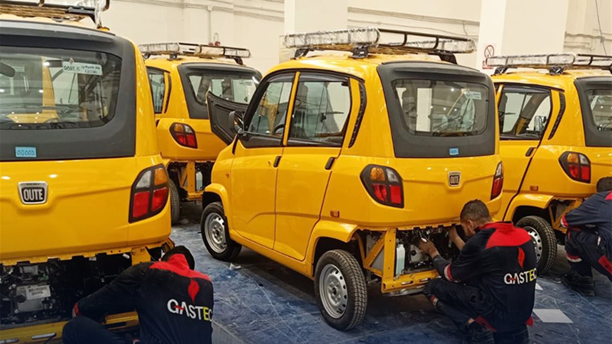 مشروع استبدال التوكتوك بسيارات مدمجة صديقة للبيئة تعمل بالغاز الطبيعي