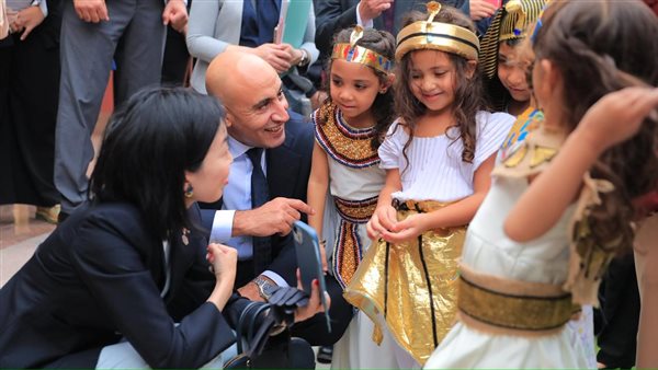 وزير التعليم يصطحب الأميرة أكيكو بزيارة للمدرسة المصرية اليابانية “صور”