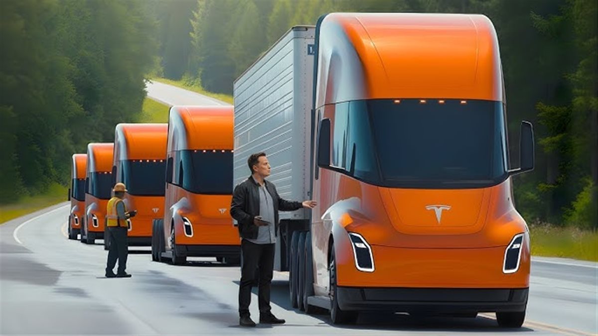 تسلا سيمي تظهر لأول مرة في أوروبا بمعرض هانوفر الدولي للسيارات