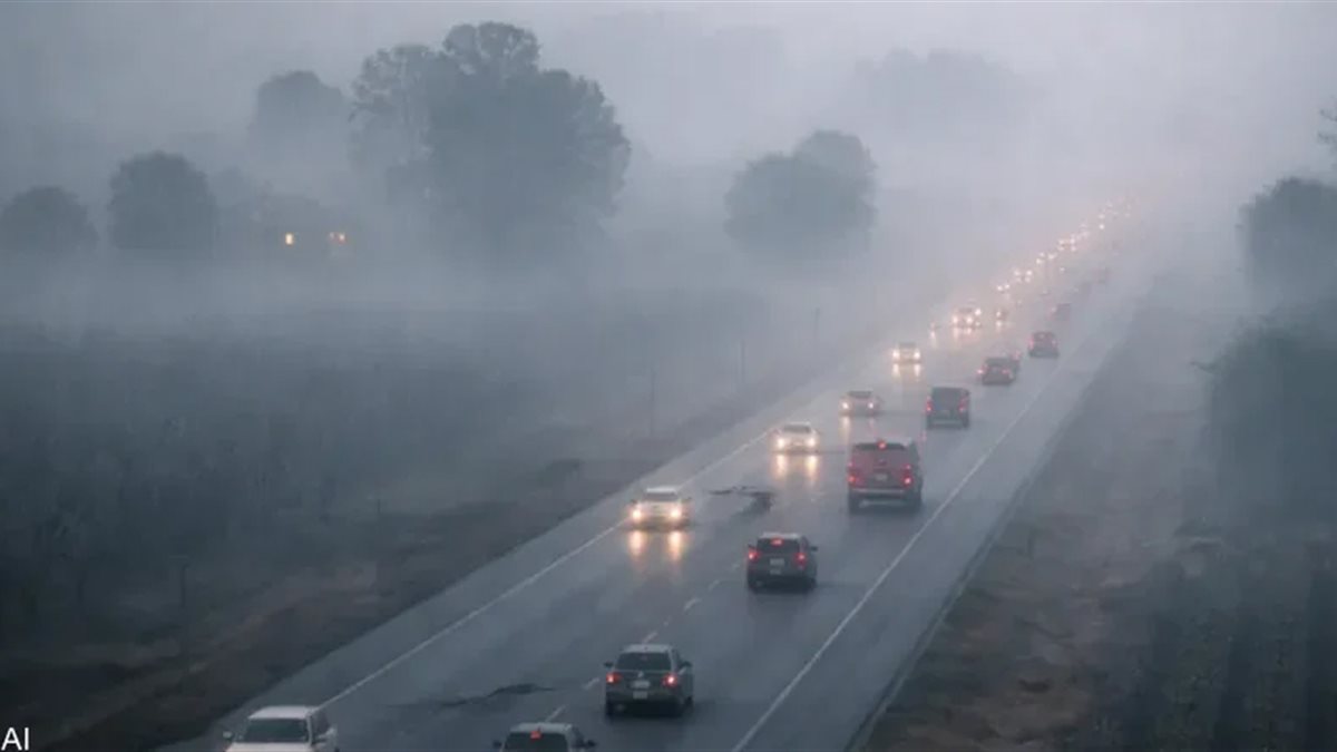 تحذير للسائقين.. الضباب يحاصر كاليفورنيا ويزيد مخاطر القيادة