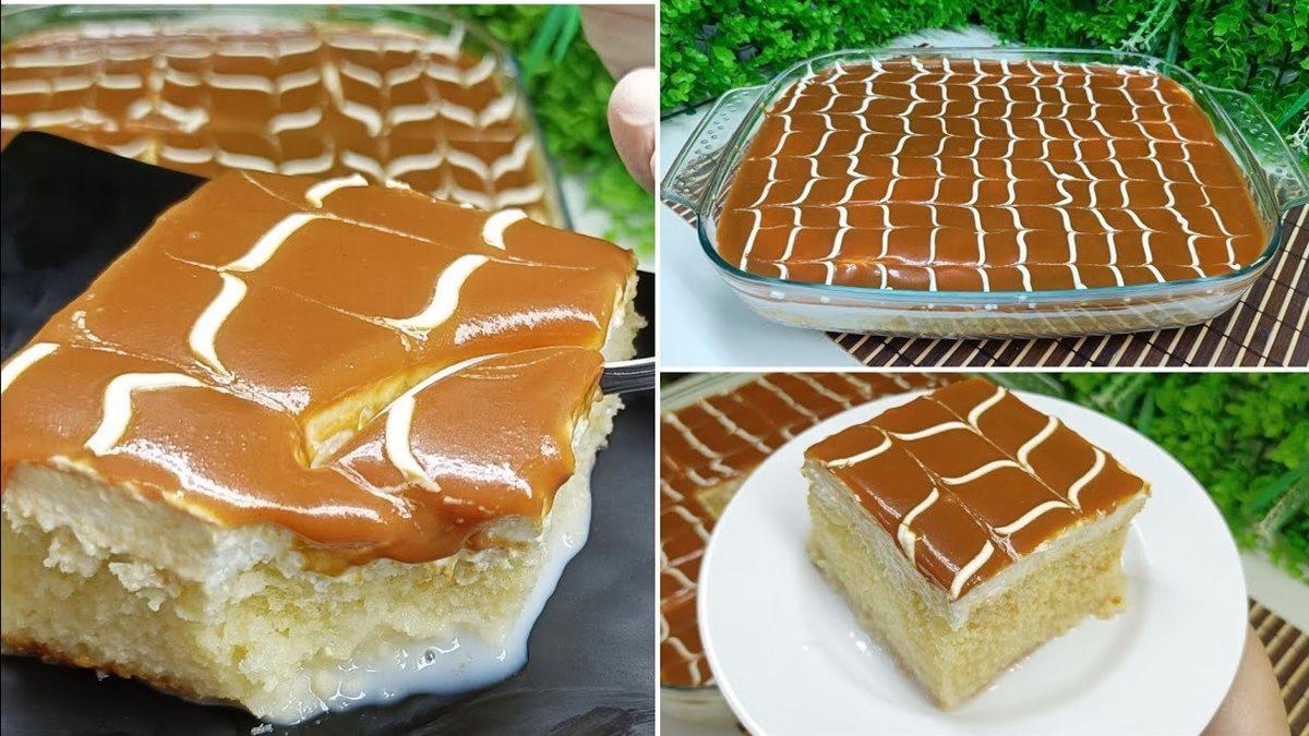 قوام هش ومذاق كريمي.. طريقة تحضير كيك التريلتشا في المنزل