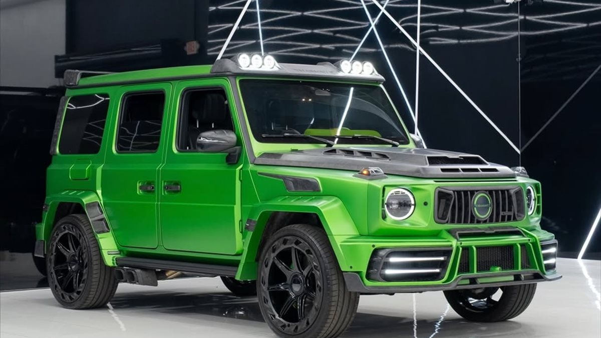 مرسيدس AMG G 63 2025 بلون أخضر مميز.. فخامة وأداء فائق (صور)