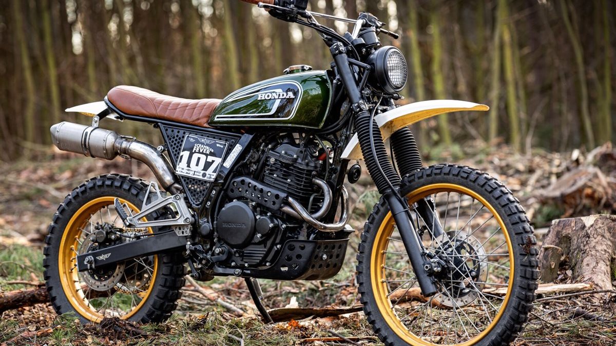 دراجة هوندا دومينيتور المهجورة تصبح أكثر جاذبية وجمالا