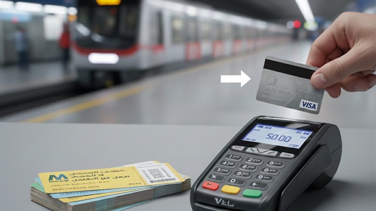 مترو الأنفاق يفعّل خدمة الدفع الإلكتروني في جميع محطاته.. تفاصيل