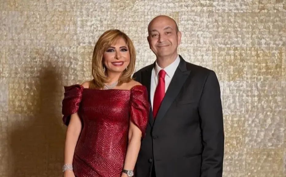 صور جديدة من حفل عيد ميلاد لميس الحديدي تثير الجدل بعد ظهور زوجة عمرو أديب الجديدة