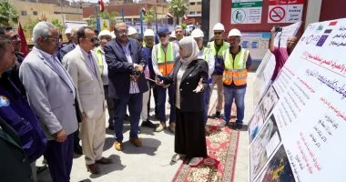 محافظ سوهاج يتفقد محطة مياه غرب ومقر الأزمات والطوارئ المطور
