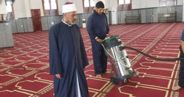 أوقاف جنوب سيناء تواصل الاستعدادات لاستقبال عيد الأضحى بحملة تعقيم للمساجد