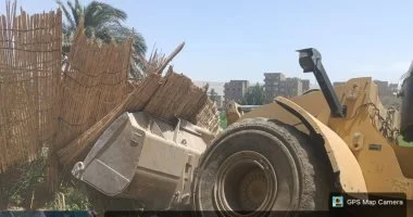 إزالة 5 تعديات على نهر النيل بجرجا ضمن حملات الموجة 29 بسوهاج
