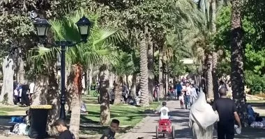 إقبال كبير على حديقة انطونيادس بالإسكندرية فى عيد الأضحى