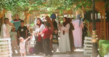 الحديقة النباتية بأسوان تستقبل 1950 زائرا خلال عيد الأضحى المبارك