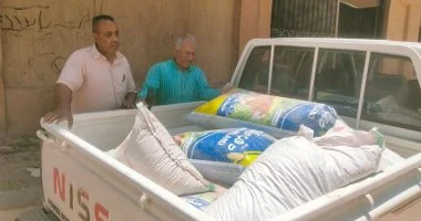 تموين الأقصر تضبط دقيقا مدعما وأعلافا منتهية الصلاحية وأسمدة مجهولة المصدر