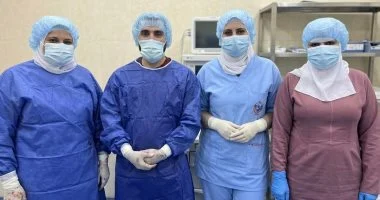 جراحة دقيقة بشربين المركزى تنهى نزيفا شريانيا حادا وترمم إصابة معقدة بالوجه لشاب