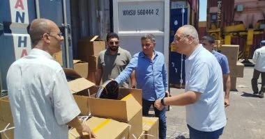 رئيس الرقابة على الصادرات يتفقد العمل بمينائي الإسكندرية والدخيلة
