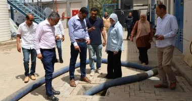 رئيس مياه القليوبية يتفقد محطة نوب طحا المرشحة