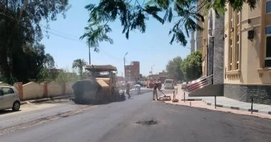 صيانة وترميم ورصف عدد من الشوارع بمدينة بنى سويف.. تفاصيل