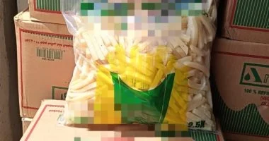 ضبط مصنع بالباجور تخصص فى إنتاج وبيع البطاطس “نصف مقلية” غير صالحة للاستهلاك