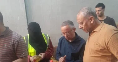 ضبط مصنع لإعادة تعبئة زيوت مجهولة المصدر وتقليد علامات تجارية ببني سويف