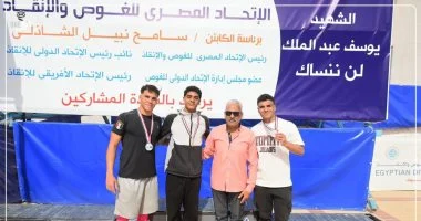 طالب «الإسماعيلية الأهلية» يحصد 4 ميداليات ببطولة كأس مصر للزعانف قصيرة المسافات